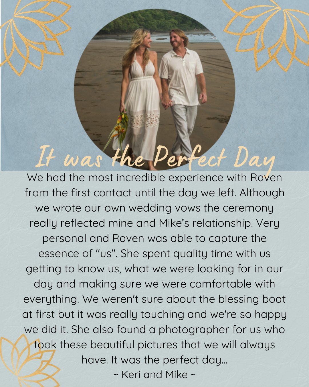 Testimonial from Keri and Mike
